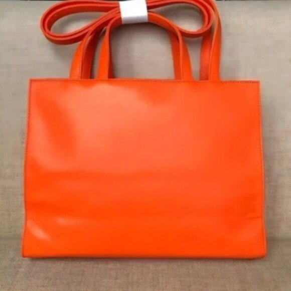 🆕Telfar Medium Shopping Bag - Orange🆕 🐪 - Picture 5 of 7